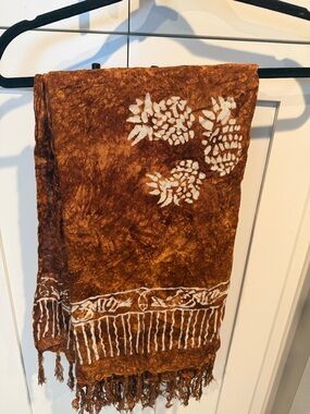 Hawaiian Pineapple Fringe Cover up